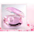 Nice Pink Crystal Glass Shell
